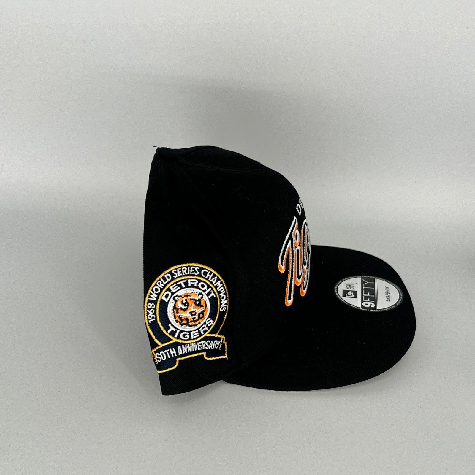 New Era Black Detroit Tigers 50th Anniversary Side Patch New Era MLB Size ONE SIZE - 3 Thumbnail