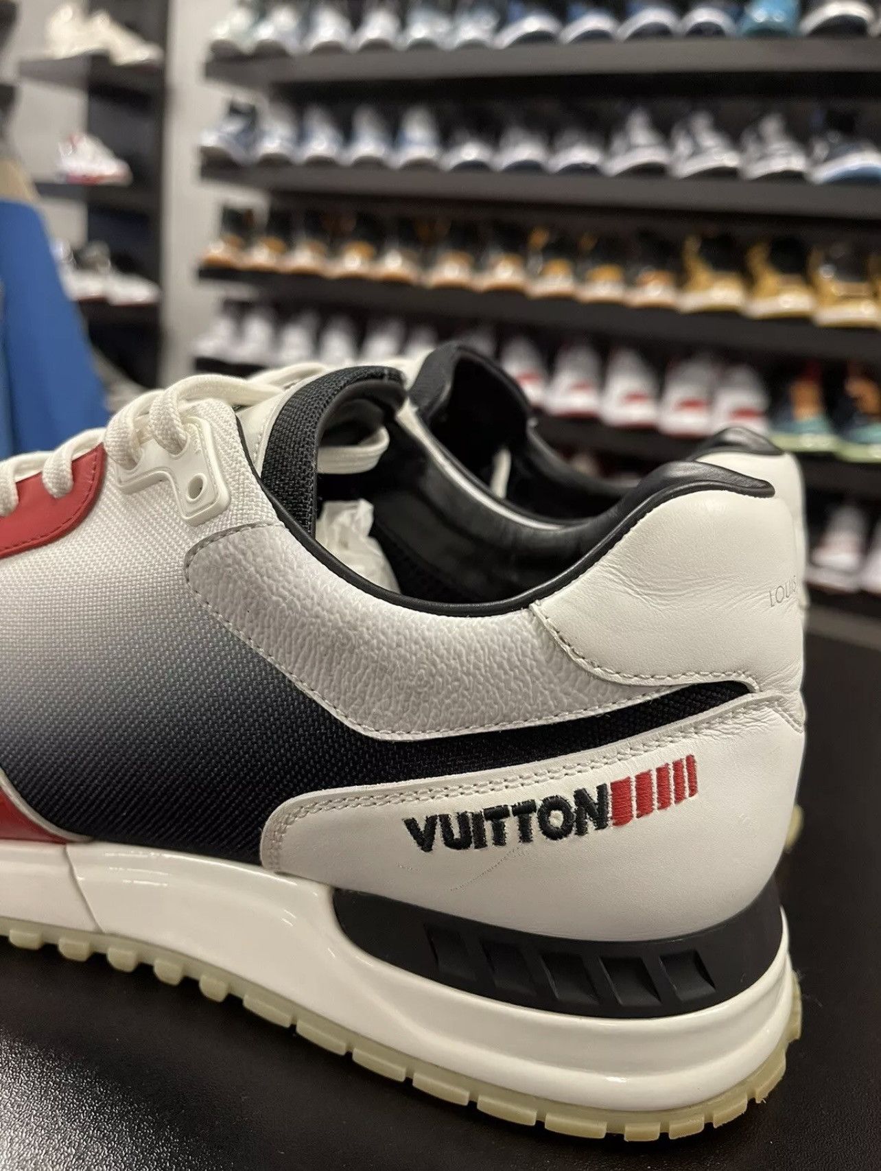 Louis Vuitton Size 10.5US/9.5LV - Louis Vuitton Run Away Low Sneaker Red Size US 10.5 / EU 43-44 - 5 Thumbnail