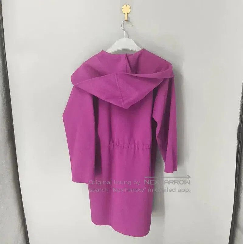 Max Mara MaxMara Pink Wool Women's Coat . Size XS / US 0-2 / IT 36-38 - 2 Thumbnail