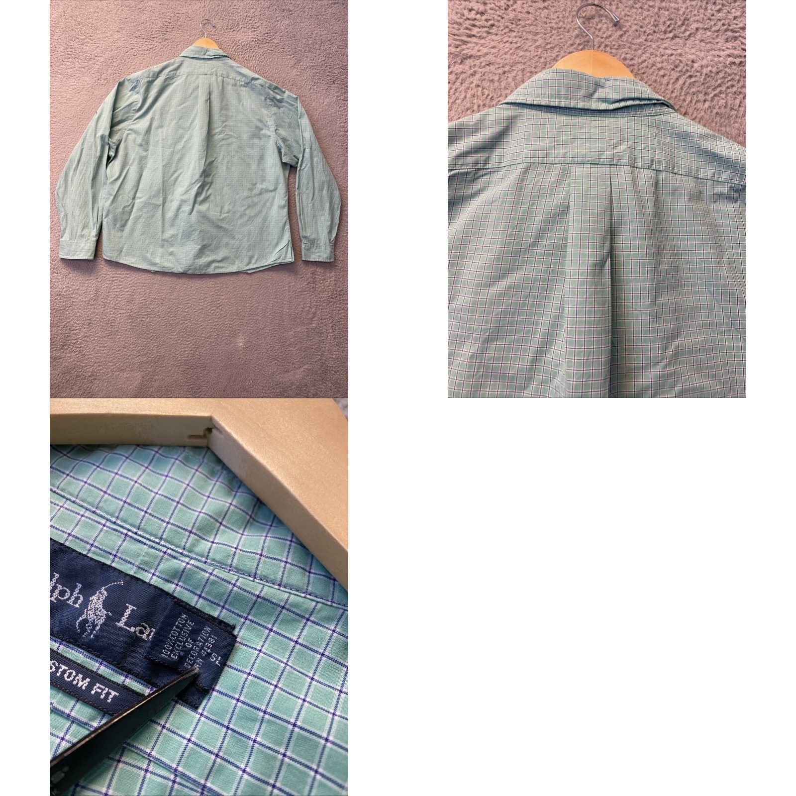 Polo Ralph Lauren VINTAGE Polo Ralph Lauren Men's Long Sleeve Cotton Oxford Shirt 2XL Green Lime Casual Classic Size US XXL / EU 58 / 5 - 8 Thumbnail