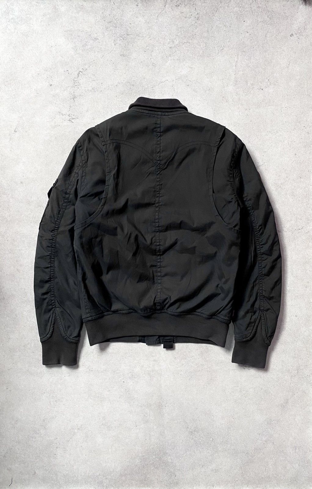 Levi's Vintage 90s Levis Flight Bomber Jacket Size US M / EU 48-50 / 2 - 2 Thumbnail