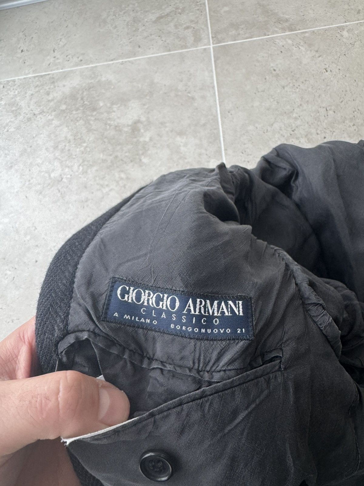 Giorgio Armani Rare Vintage Giorgio Armani Blazer Size 52S - 5 Thumbnail