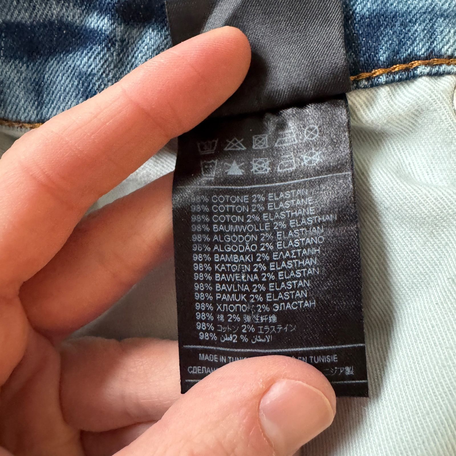 John Richmond John Richmond Distressed Patched Slim Fit Jeans Size US 40 / EU 56 - 7 Thumbnail