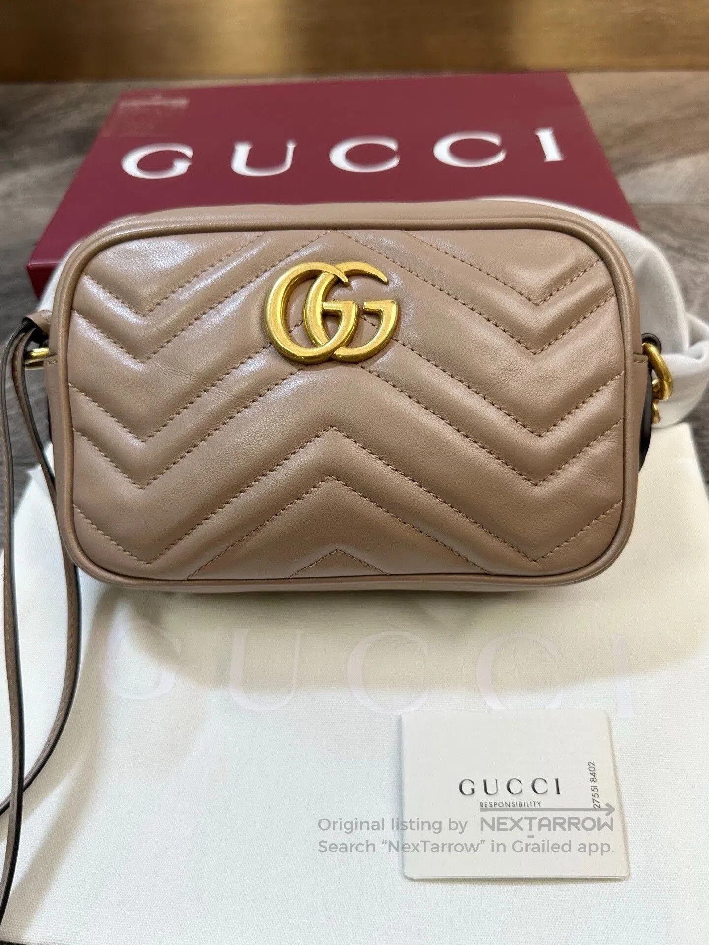 Gucci Gucci Marmont Camera Bag. Size ONE SIZE - 6 Thumbnail
