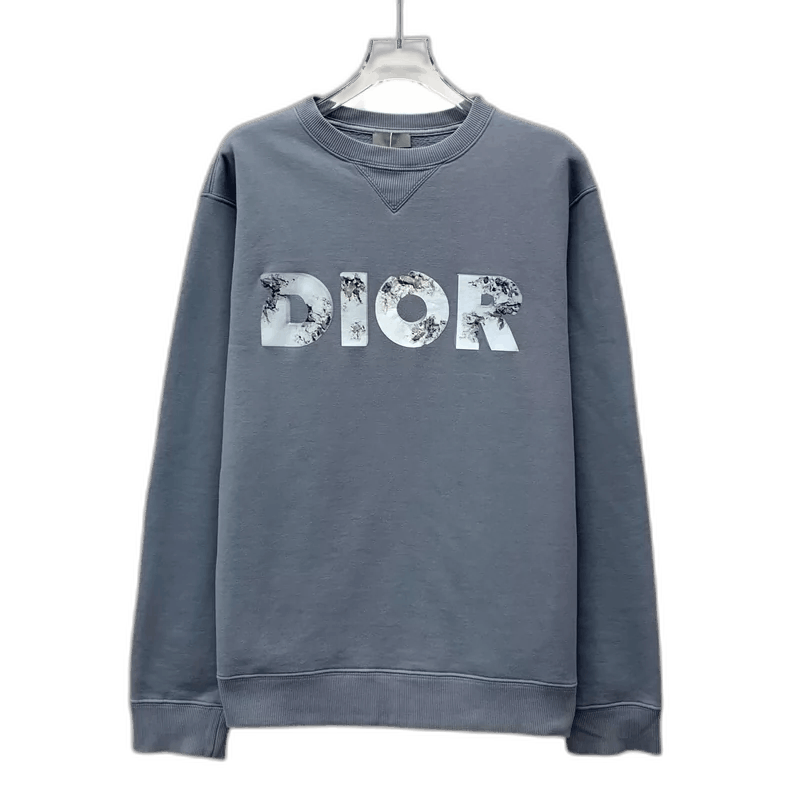 Dior Dior Daniel Arsham Blue Logo Sweatshirt Size US S / EU 44-46 / 1 - 1 Thumbnail