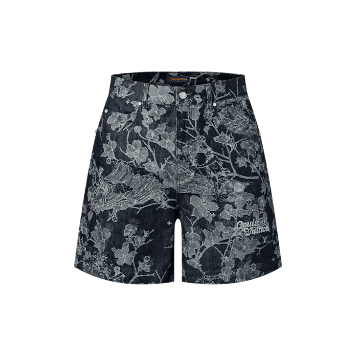 Louis Vuitton Jacquard Denim Shorts Size US 30 / EU 46 - 1 Preview