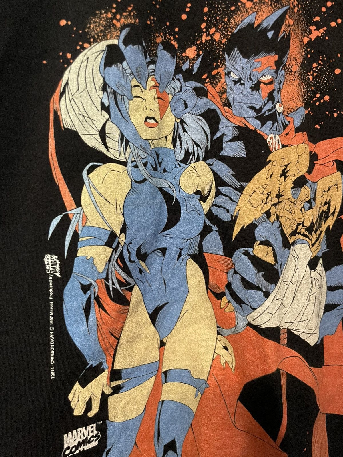 Vintage Vintage 1997 Crimson Dawn Marvel 1997 Tee Size US L / EU 52-54 / 3 - 3 Thumbnail