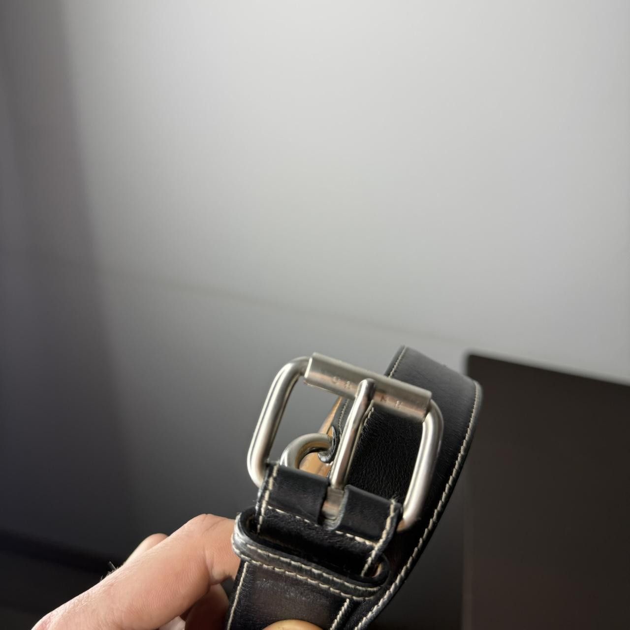 Celine Celine Real Leather Black Belt Designer Minimalist Size ONE SIZE - 2 Thumbnail