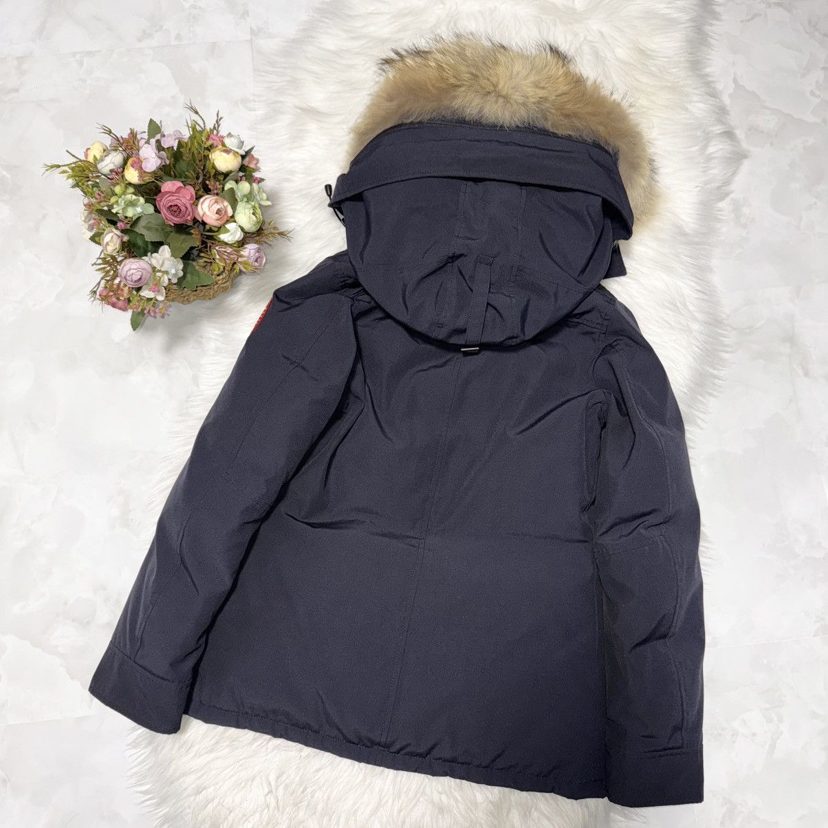 Canada Goose Genuine Canada Goose Hooded Fur Down Jacket Coat S/P Black Size S / US 4 / IT 40 - 5 Thumbnail