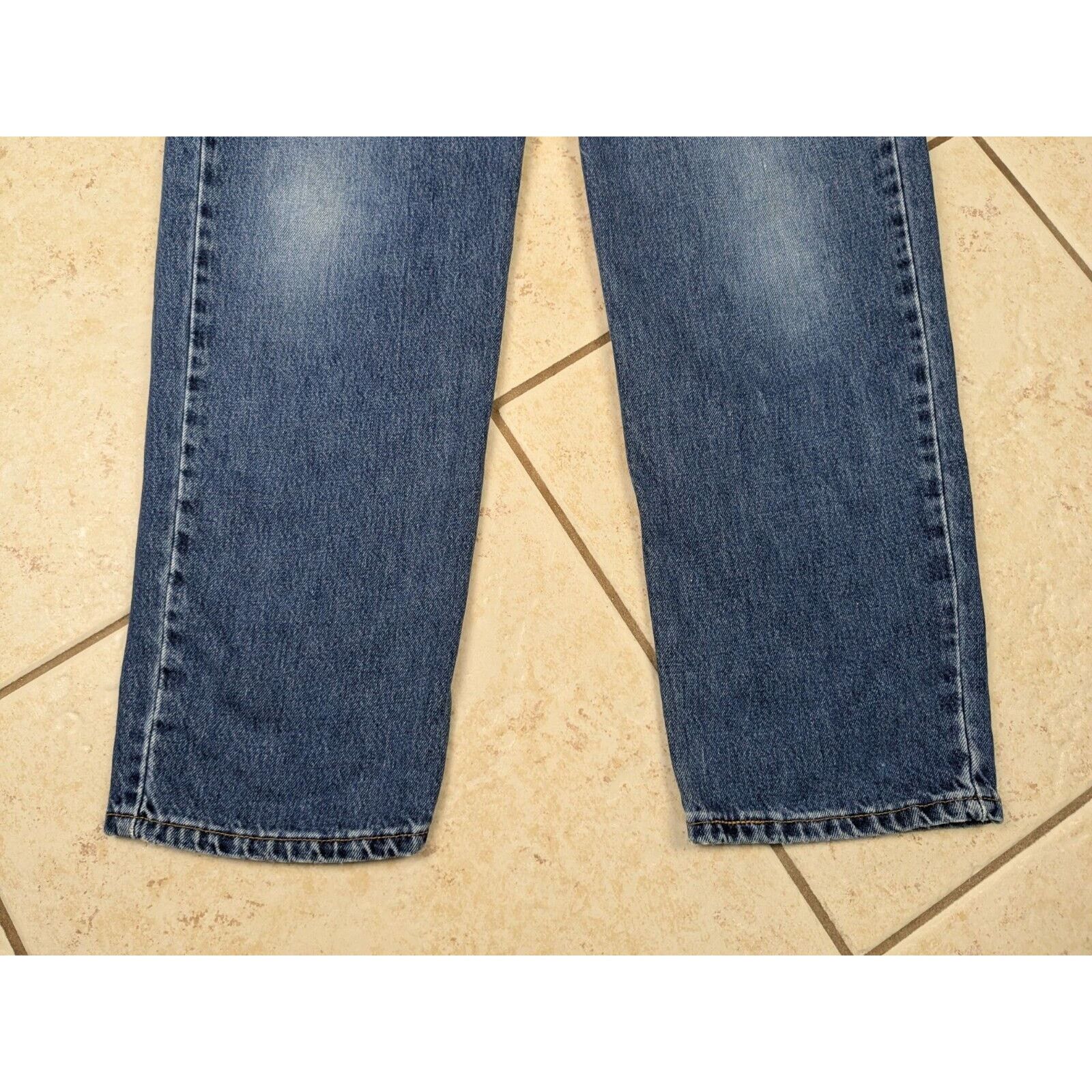 Levi's Vtg 90's Levis Jeans 550 34x32 Relaxed Fit USA Blue Denim Size US 34 / EU 50 - 6 Thumbnail