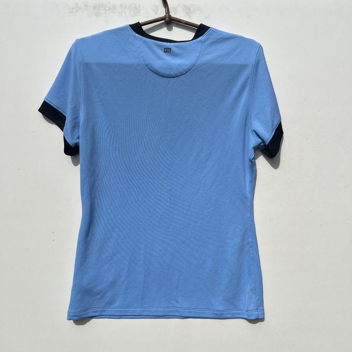 Nike Manchester City 2014 2015 Football Shirt Soccer Jersey Nike Size L / US 10 / IT 46 - 8 Thumbnail