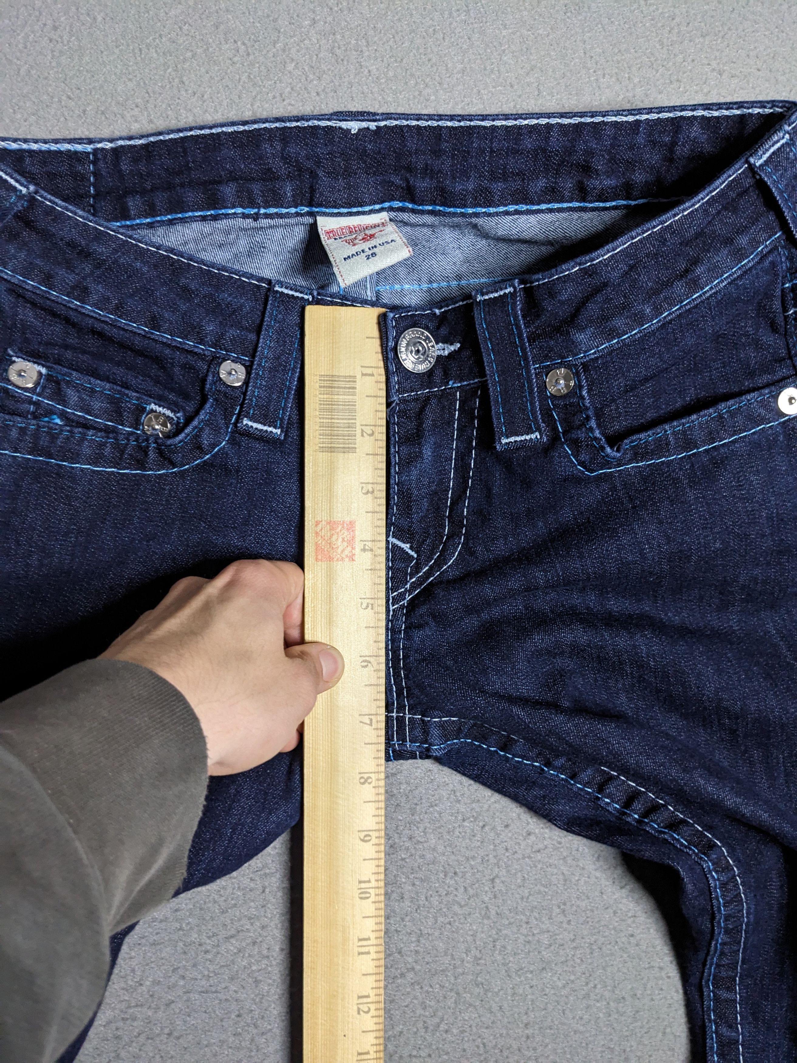 True Religion True Religion Low Rise Skinny Jeans 28x32 Slim Denim Y2K USA Size 28" / US 6 / IT 42 - 16 Thumbnail