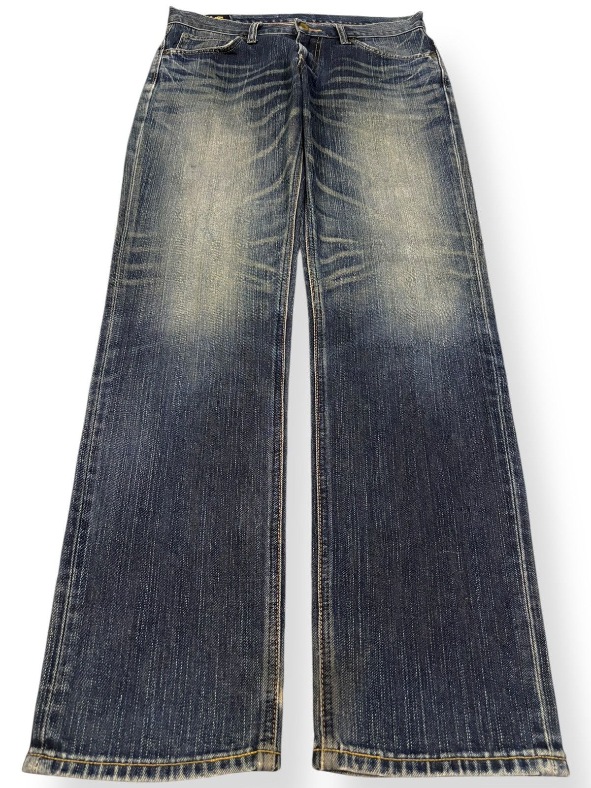Lee Vintage Lee Riders Japan Faded Whiskers Clawmark Jeans Size US 32 / EU 48 - 1 Thumbnail
