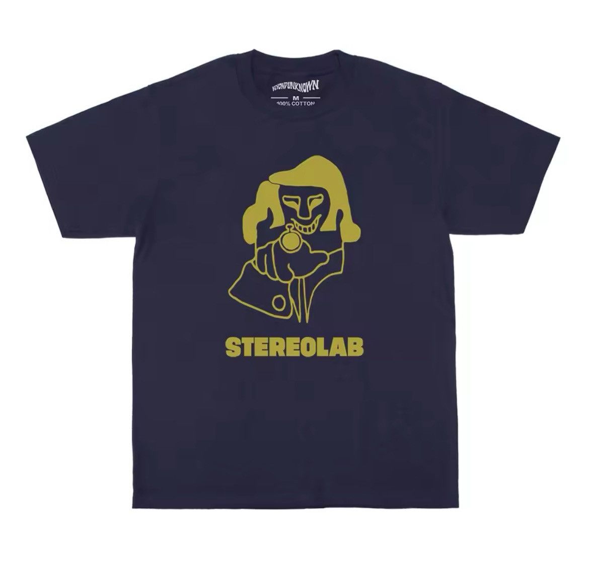 Vintage Indie Rock 'Stereolab' Graphic Printed T Shirt Size US XL / EU 56 / 4 - 5 Thumbnail