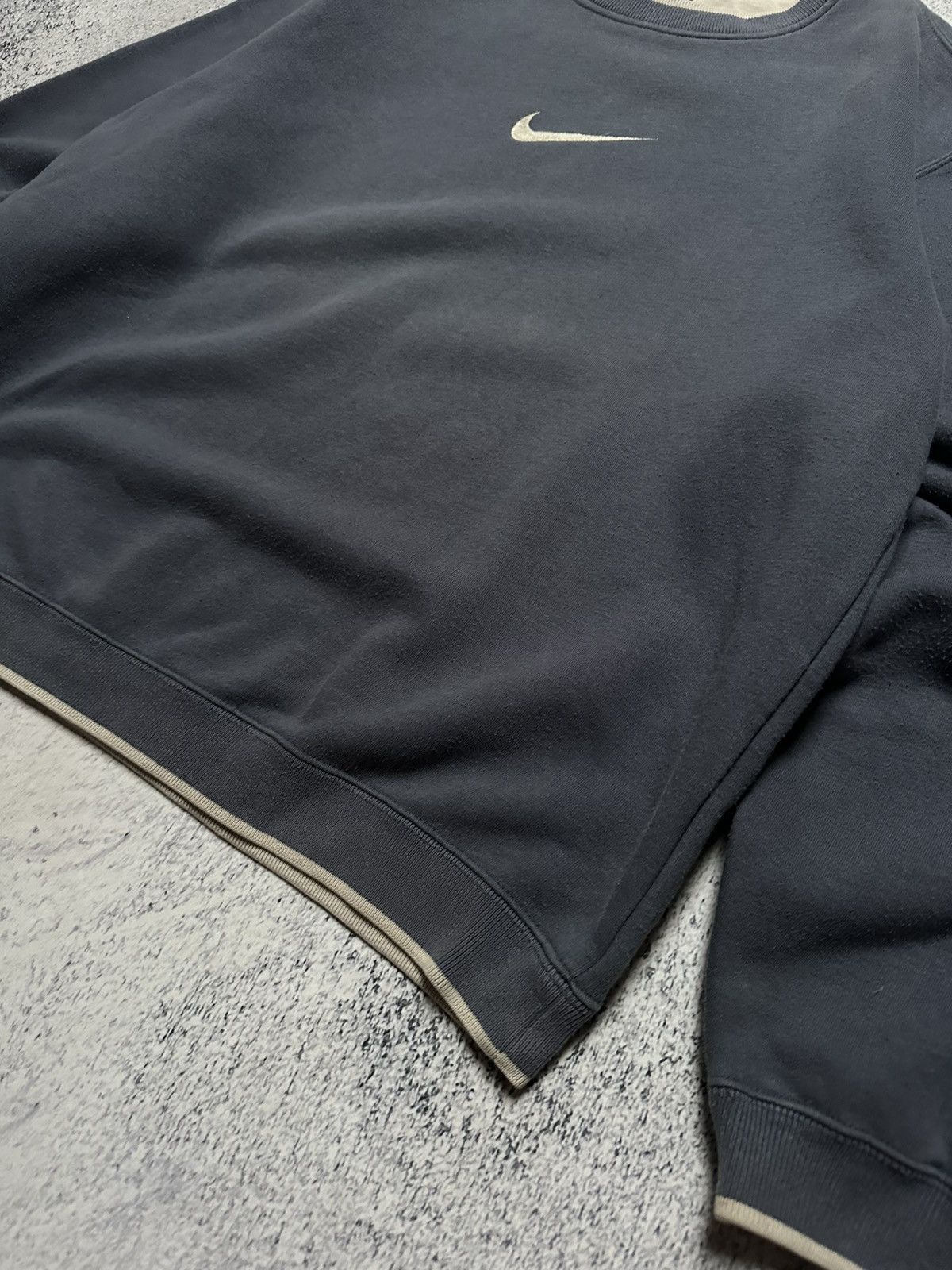 Nike Vintage Nike Big Logo Sweatshirt Mens Size M Gray Size US M / EU 48-50 / 2 - 7 Thumbnail