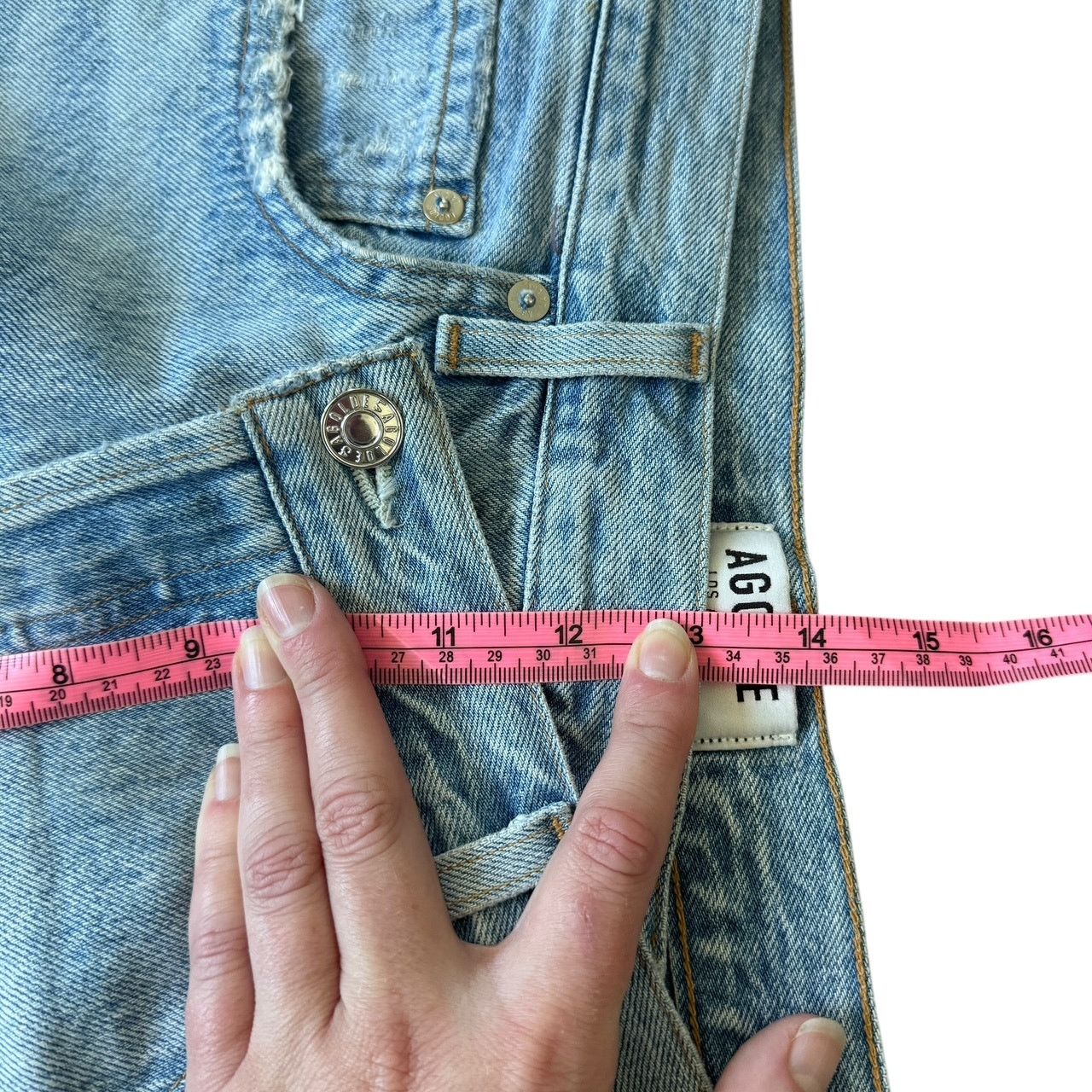 Agolde AGOLDE Criss Cross Upsized Jean Suburbia Size 26" / US 2 / IT 38 - 10 Thumbnail