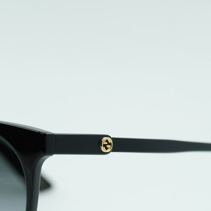 Gucci Gucci GG0488S 001 Sunglasses Black Round Frame, Grey Size ONE SIZE - 5 Thumbnail