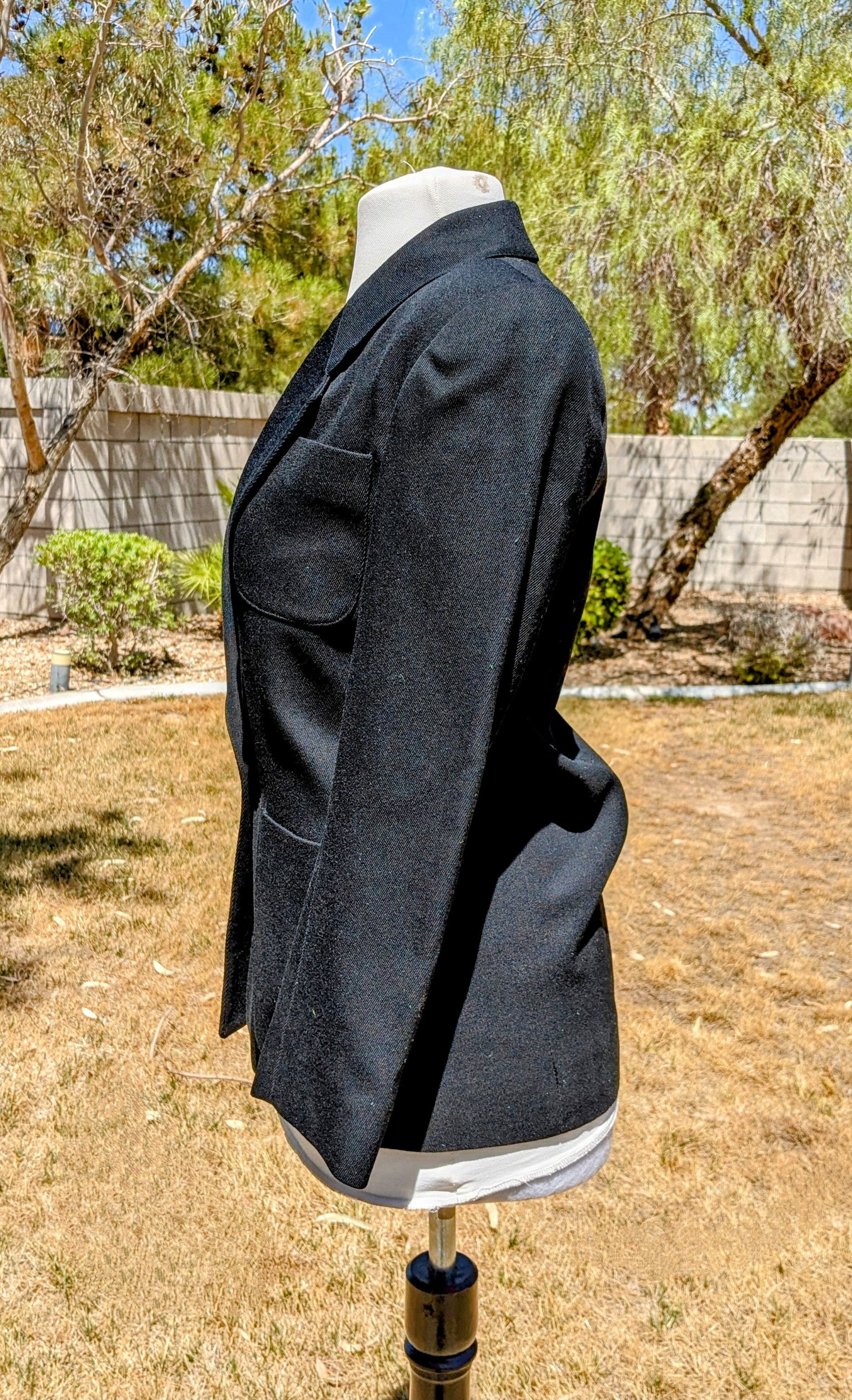 Other Schrader Sport Petites Single-Button Wool Blazer Jacket Size M / US 6-8 / IT 42-44 - 2 Thumbnail