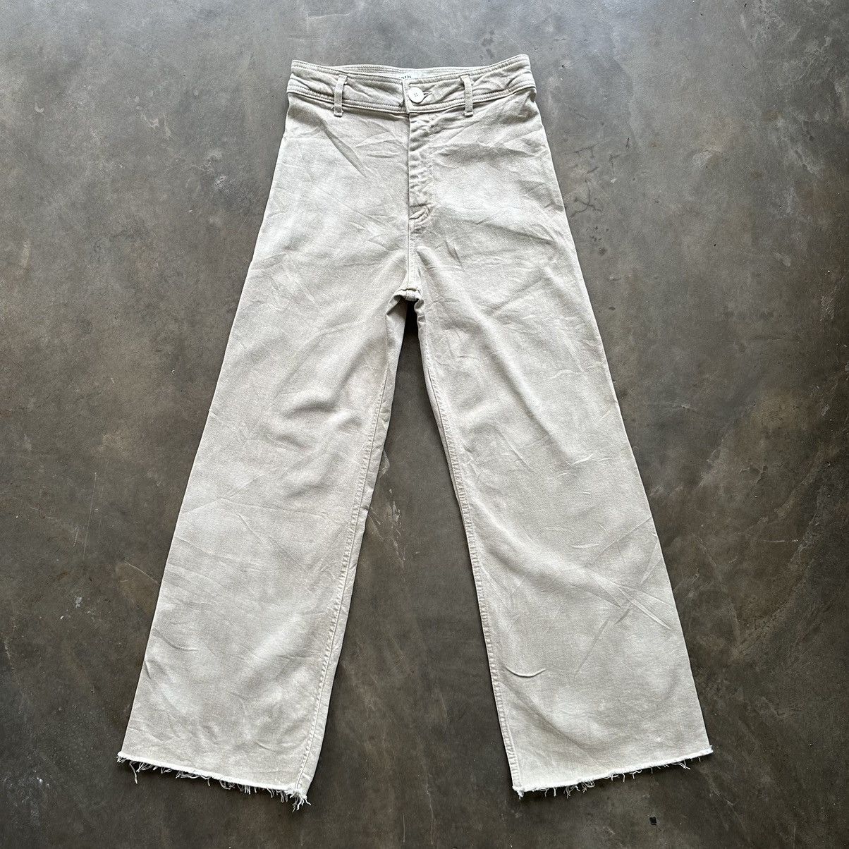Japanese Brand Vintage Japanese Distressed Baggy Flare Trousers Pants Size US 28 / EU 44 - 1 Thumbnail