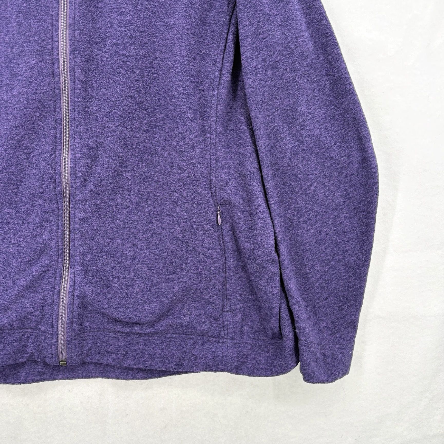 Duluth Trading Company Duluth Frost Lake Fleece Full Zip Jacket Womens 1X Purple Casual Layer Outdoors Size XL / US 12-14 / IT 48-50 - 3 Thumbnail