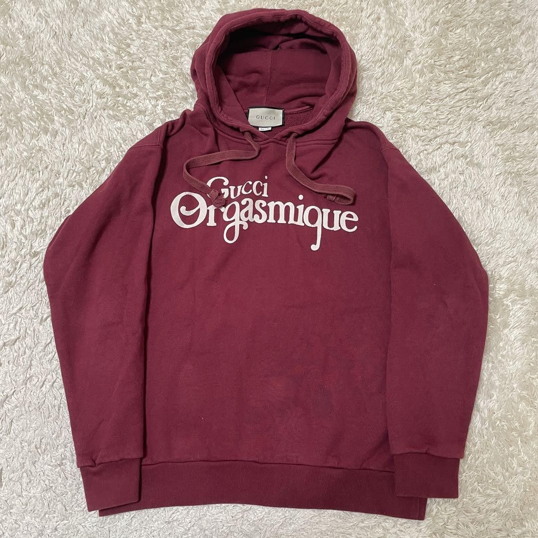 Gucci Gucci Orgasmique Print Burgundy Sweatshirt S Size | Grailed