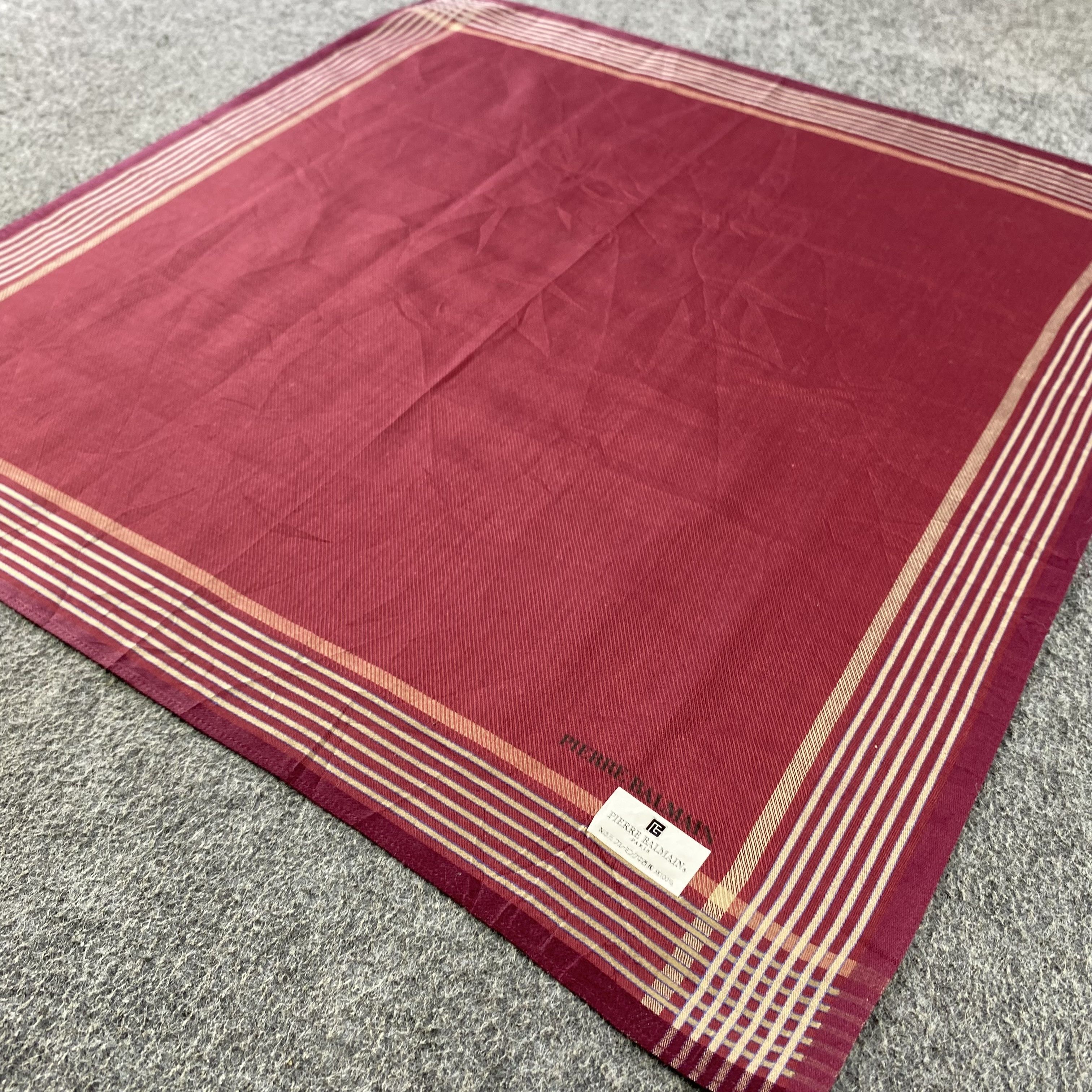 Pierre Balmain Pierre Balmain Handkerchief/Neckerchief/Bandana HC517 Size ONE SIZE - 2 Thumbnail