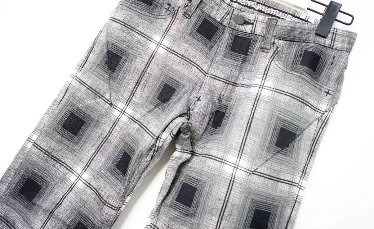 Number (N)ine Number Nine Archive Fall/Winter Plaid Cropped Pants Size US 32 / EU 48 - 4 Thumbnail