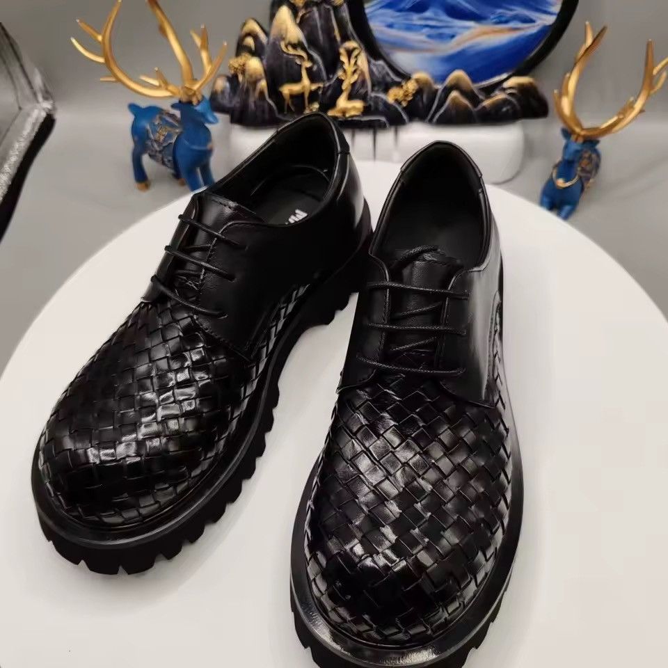 Genuine Leather Real Leather Casual Platform Lace-Up Trendy Boots Loafers Size US 10.5 / EU 43-44 - 6 Thumbnail