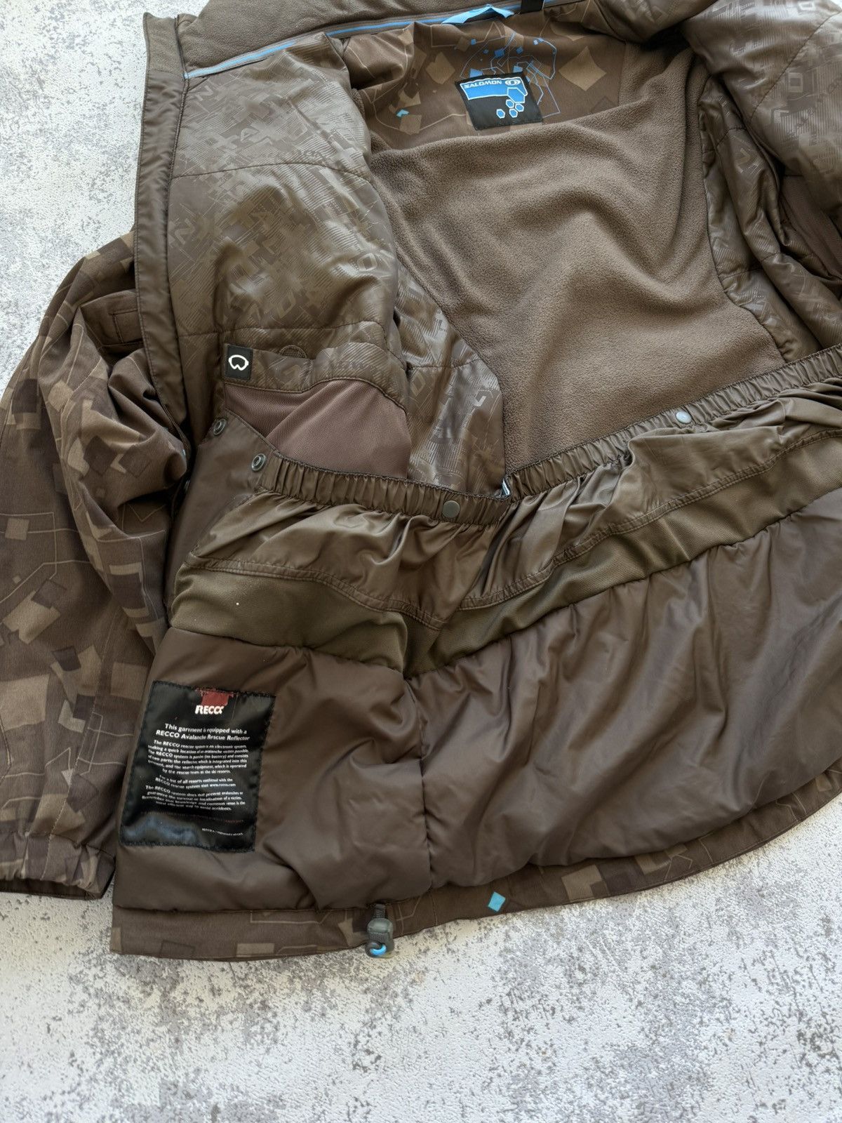 Salomon × Vintage Vintage Salomon Brown Clima Pro Ski Jacket Size US S / EU 44-46 / 1 - 7 Thumbnail