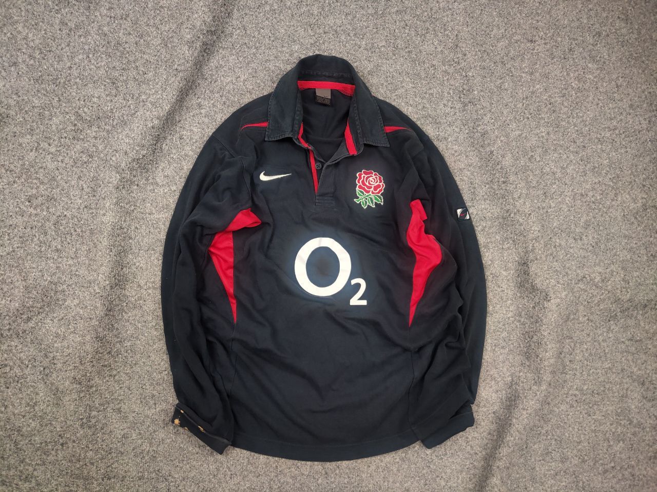 Vintage Nike England Rugby League Jersey O2 Long Sleeve