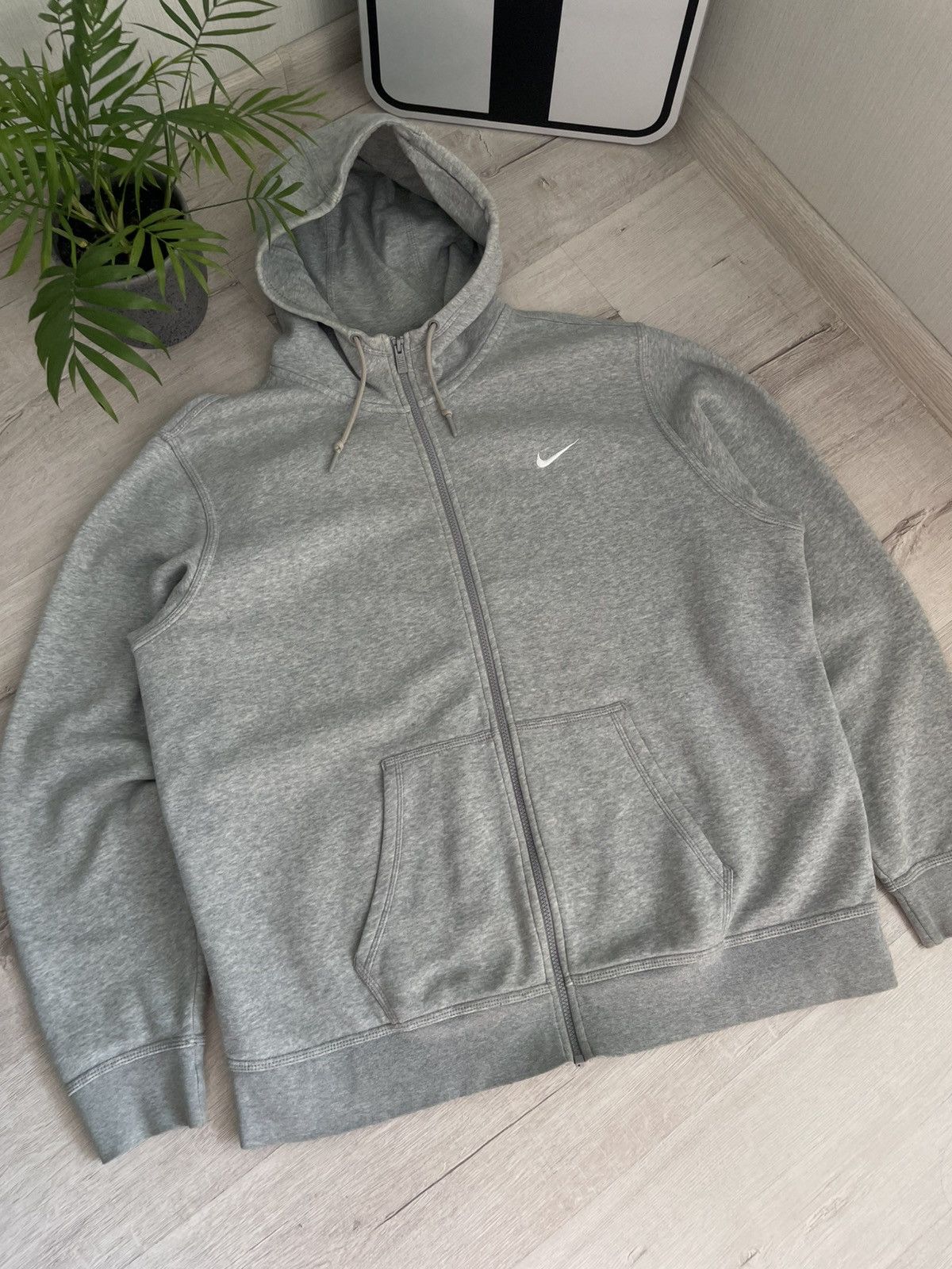 20471120 × Nike Vintage Nike Zip Hoodie Swoosh Blue Tag Casual Hypebeast Y2k Size US XXL / EU 58 / 5 - 5 Thumbnail
