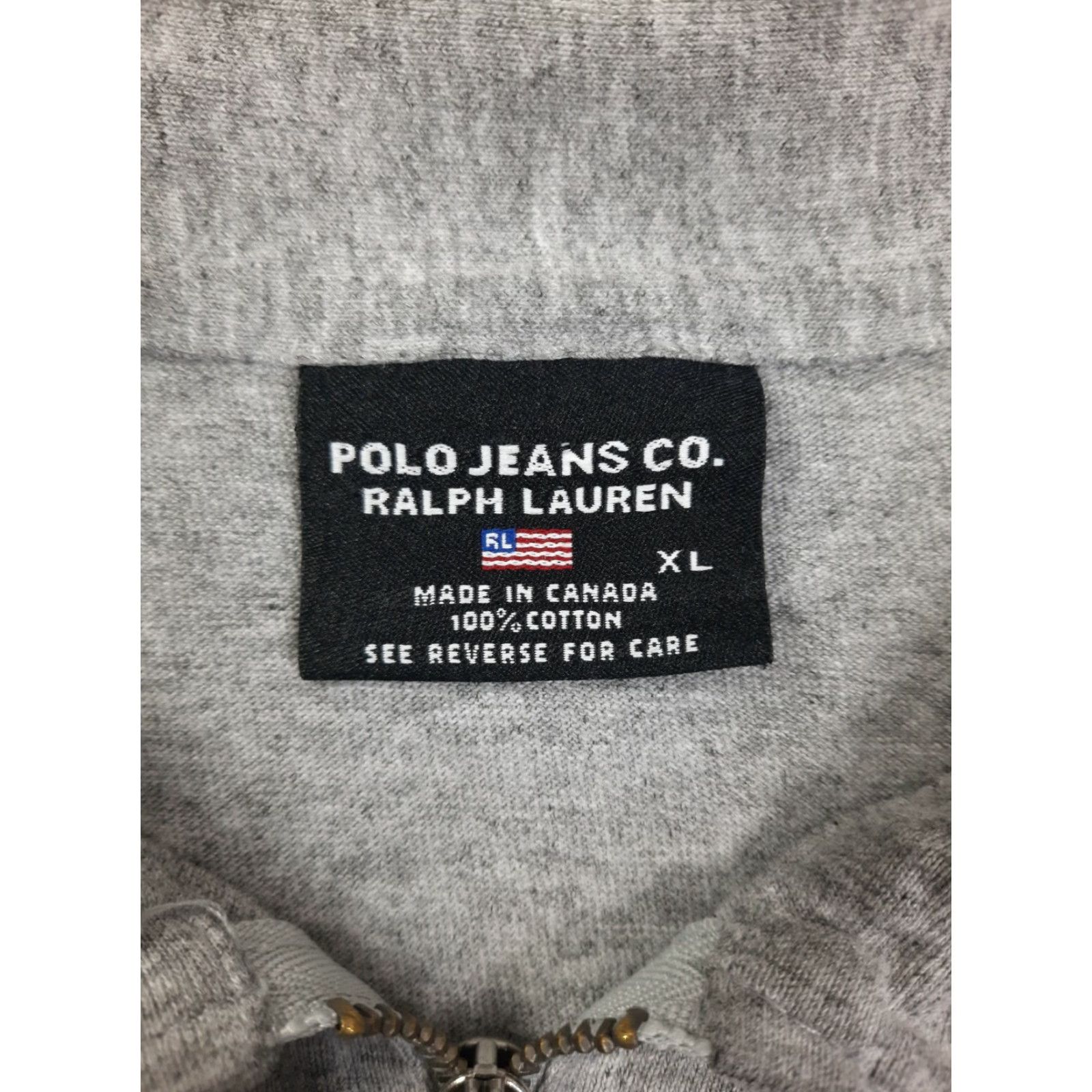 Vintage VINTAGE Polo Jeans Ralph Lauren Co. Men’s XL Polo T Shirt USA Flag 1/4 Zip S2S Size US XL / EU 56 / 4 - 2 Thumbnail