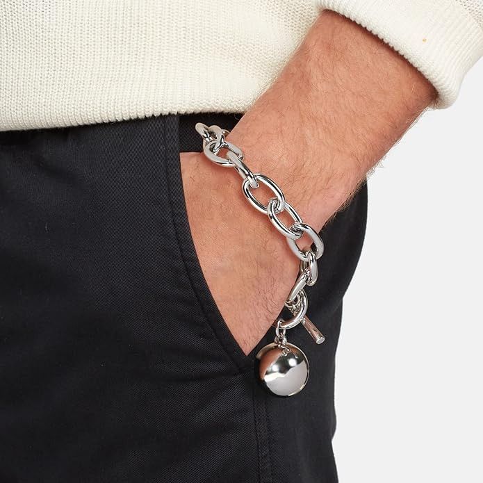 Other Chunky link silver bracelet Size ONE SIZE - 1 Thumbnail