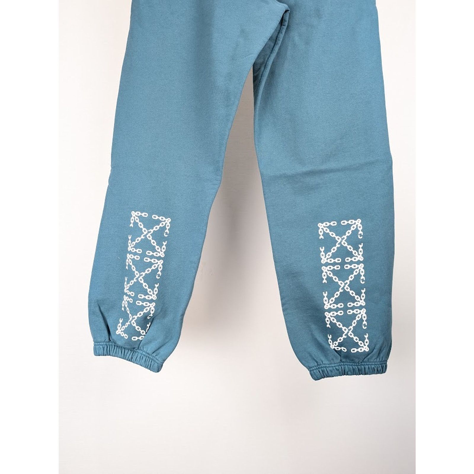 Off-White o1rshd1 Chain Arr Slim Sweatpants & Jogger Duck Green/White Size US 36 / EU 52 - 13 Thumbnail