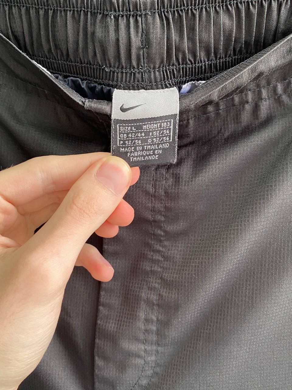 Nike × Vintage Vintage Nike Black Nylon Baggy Drill Pants Size US 34 / EU 50 - 4 Thumbnail