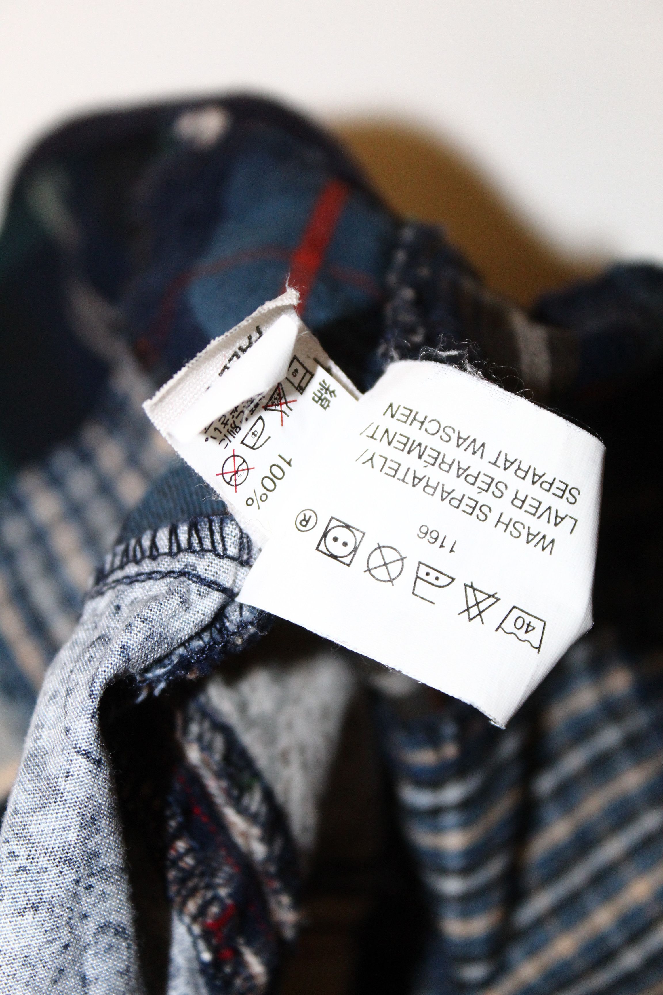 Japanese Brand RARE💥'00 GAP Boro Patchwork Flannel S/S Baggy Shirt Size US L / EU 52-54 / 3 - 11 Thumbnail