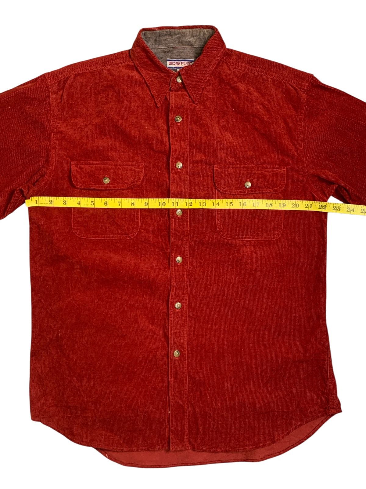 Japanese Brand Rare Design Work Plant Soft Corduroy Button Ups Shirts Size US M / EU 48-50 / 2 - 7 Thumbnail