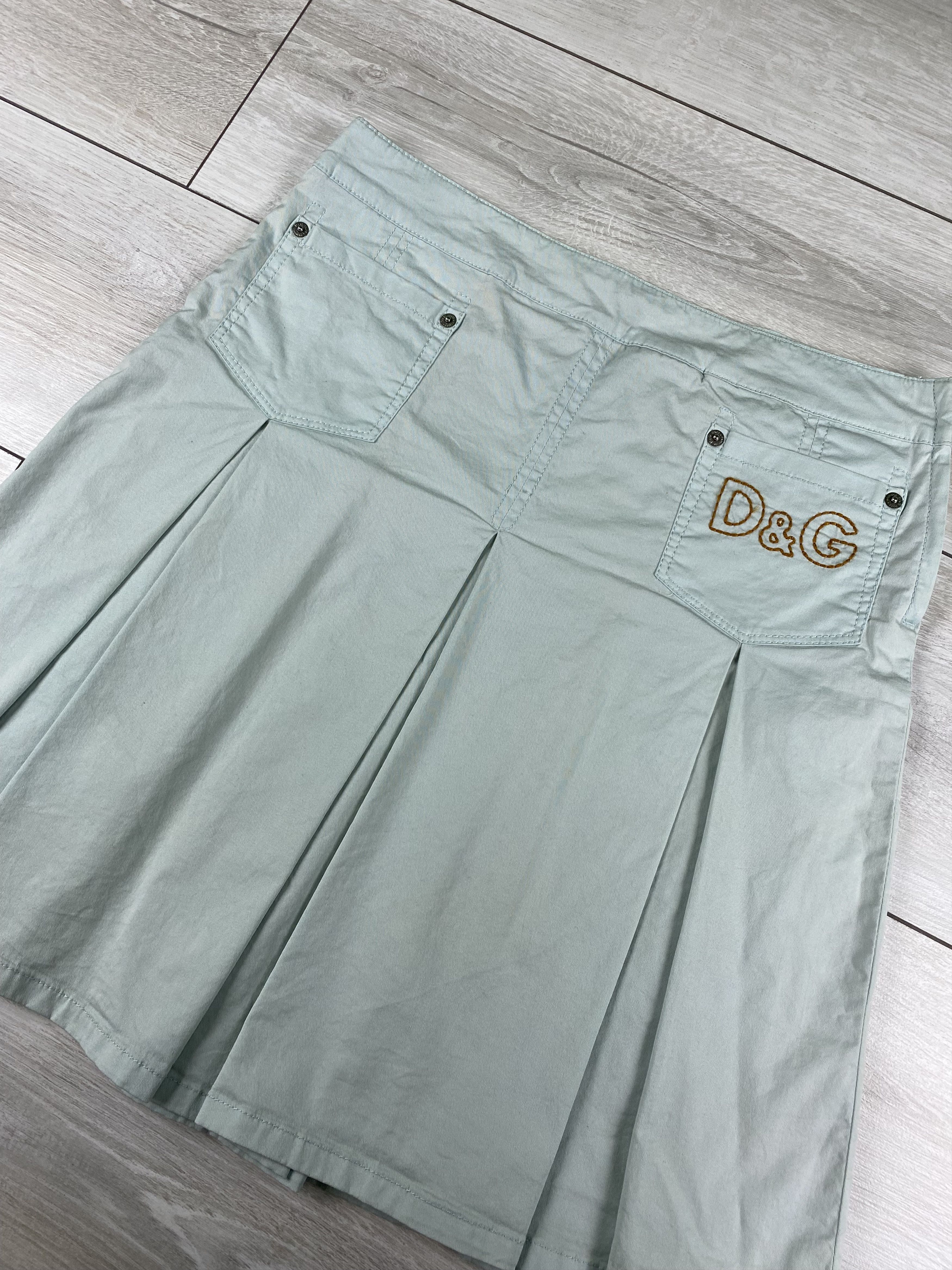 Designer × Dolce & Gabbana Vintage Dolce & Gabbana blue skirt women Size 26/40 Size 28" / US 6 / IT 42 - 9 Thumbnail