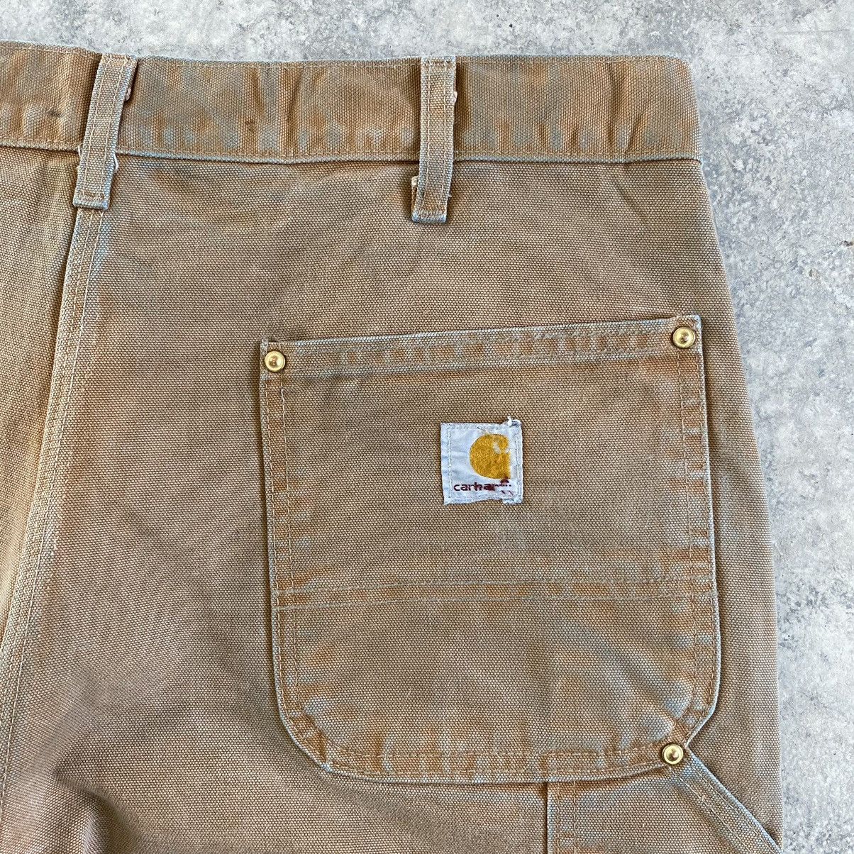 Carhartt VTG Carhartt Double Knee Faded Dirty Carpenter Pants Size US 35 - 18 Thumbnail