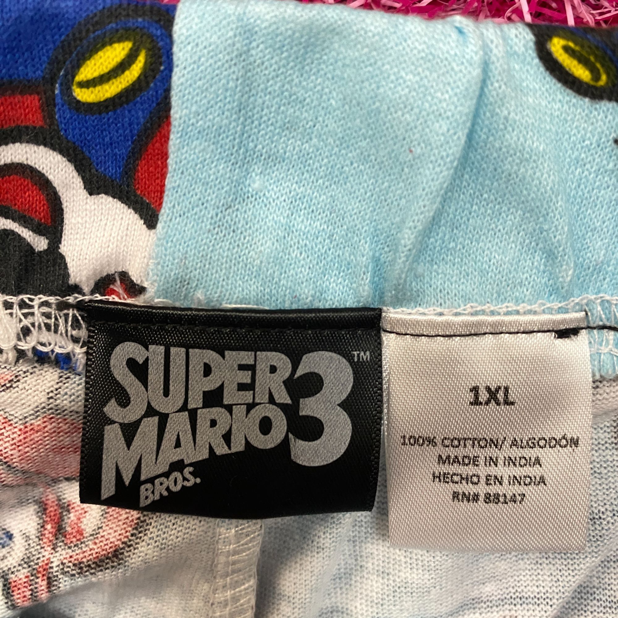 Nintendo Nintendo Super Mario Bros. 3 Tanooki Suit Pajama Lounge Pan Size US 30 / EU 46 - 4 Thumbnail