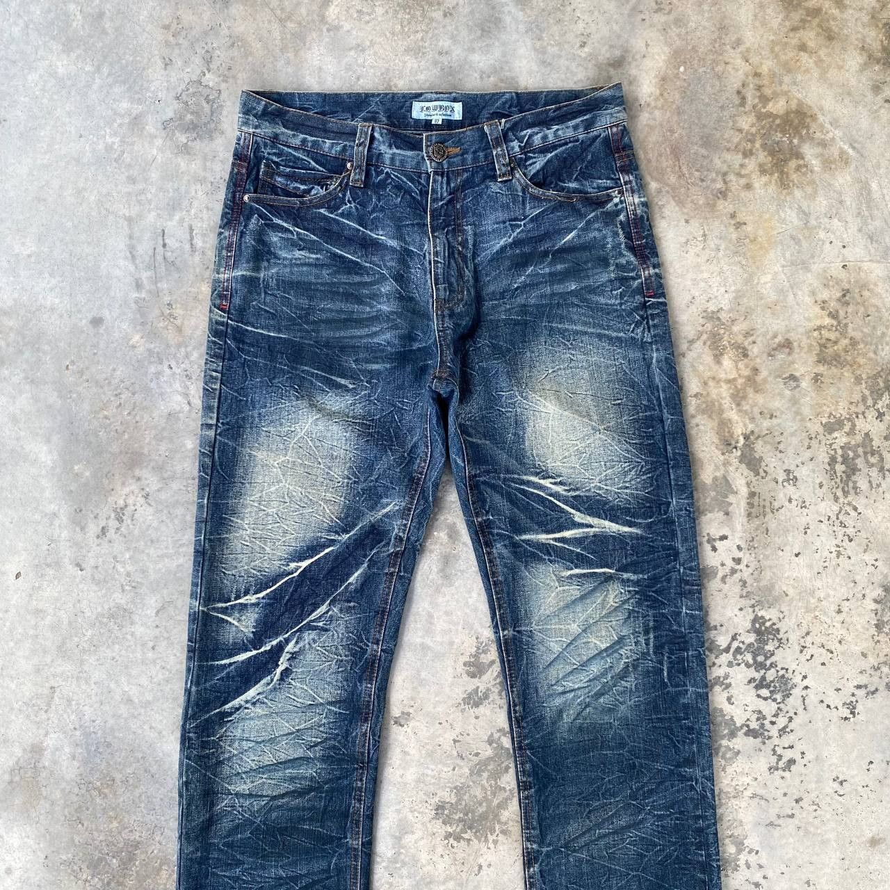 20471120 × LOWBOX × Tornado Mart LOWBOX JAPAN THUNDERSTORM WASH TIGER CLAW SCATTER CRACK MARK Size US 31 - 2 Thumbnail