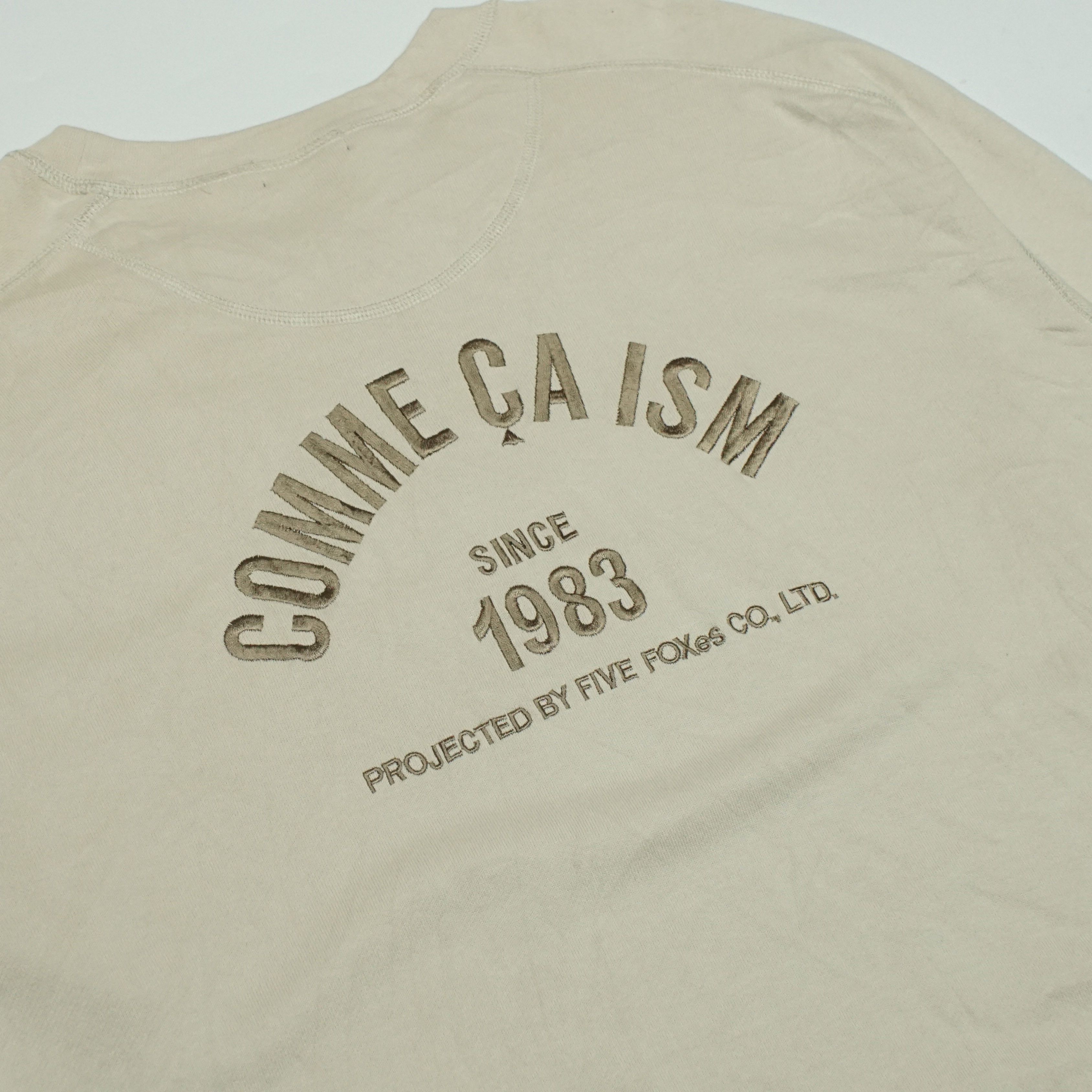 Comme Ca Ism *NoTariff Comme Ca Ism Spell Out Logo Sweatshirt Size US M / EU 48-50 / 2 - 2 Thumbnail