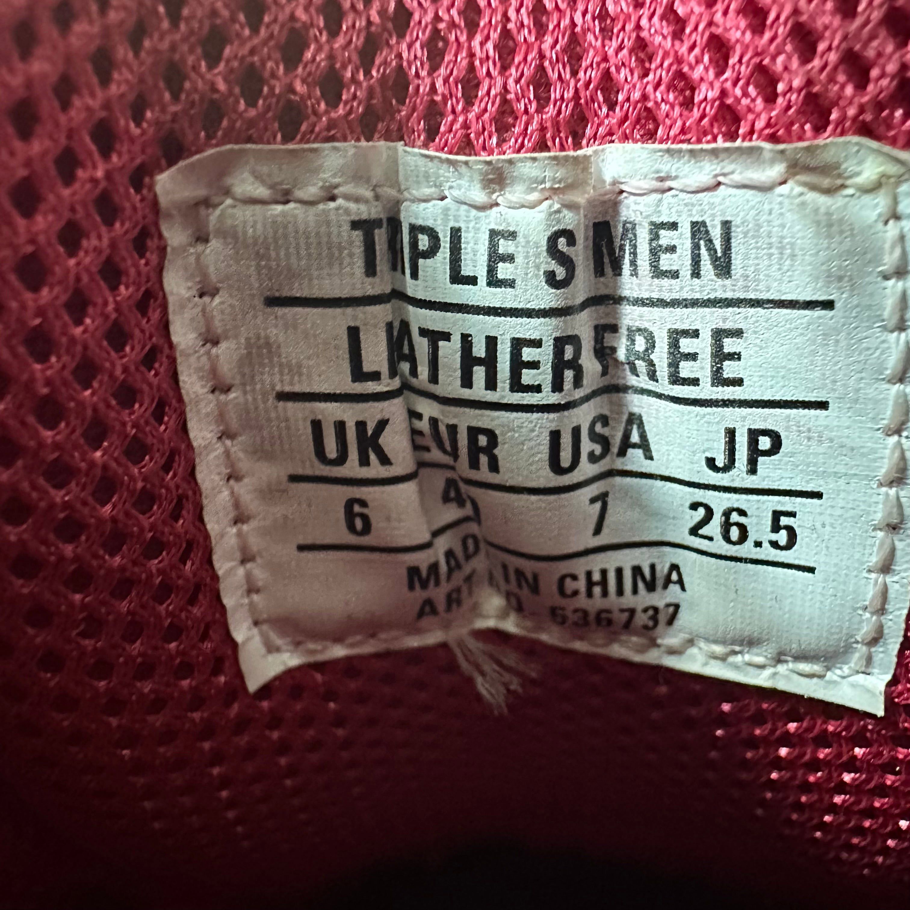 Balenciaga Balenciaga Triple S Red Dyed Sneaker Sz 7 (40) Size US 7 / EU 40 - 7 Thumbnail
