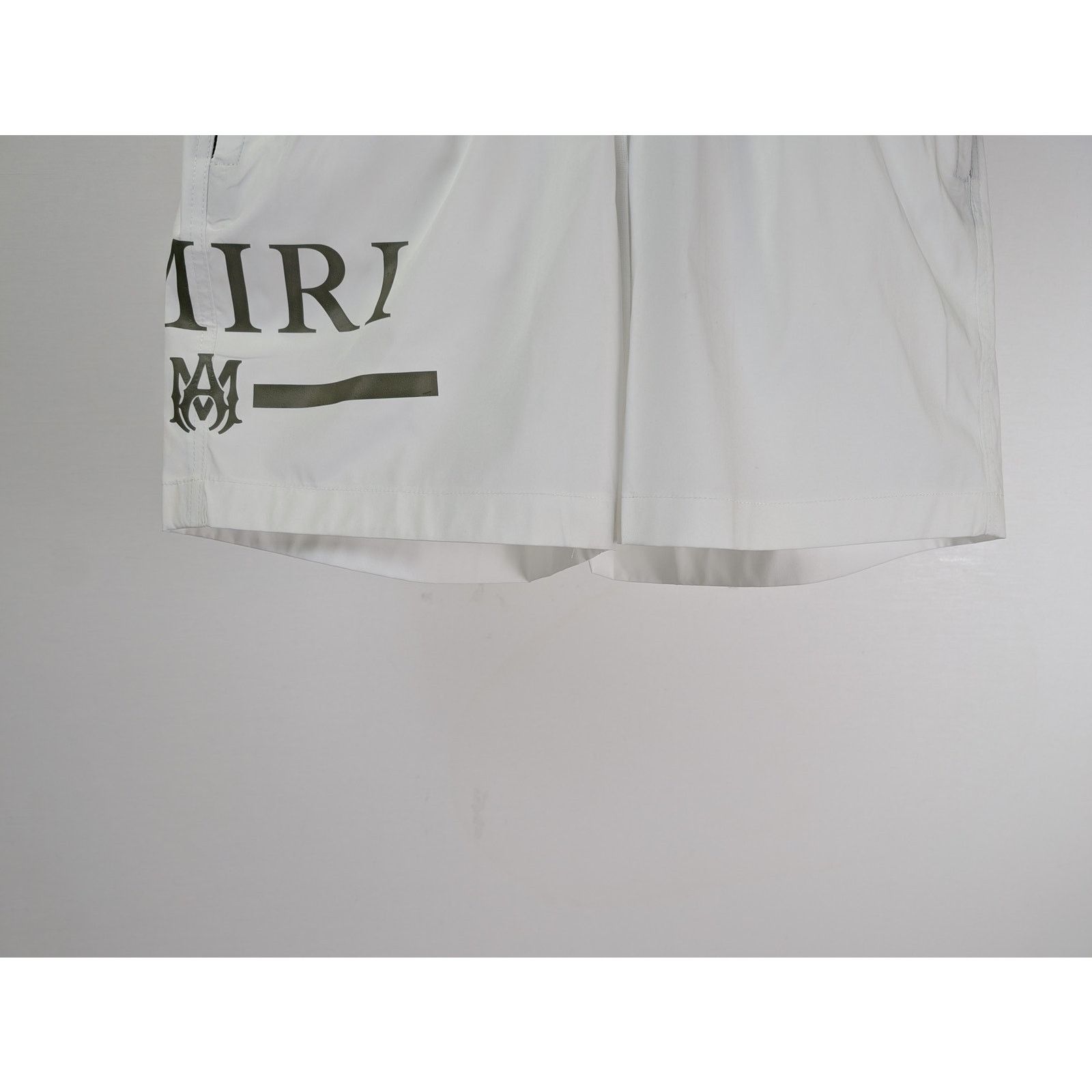 Amiri o1rshd1 MA Bar Logo Swimtrunk Trunk Shorts in White Size US 30 / EU 46 - 3 Thumbnail