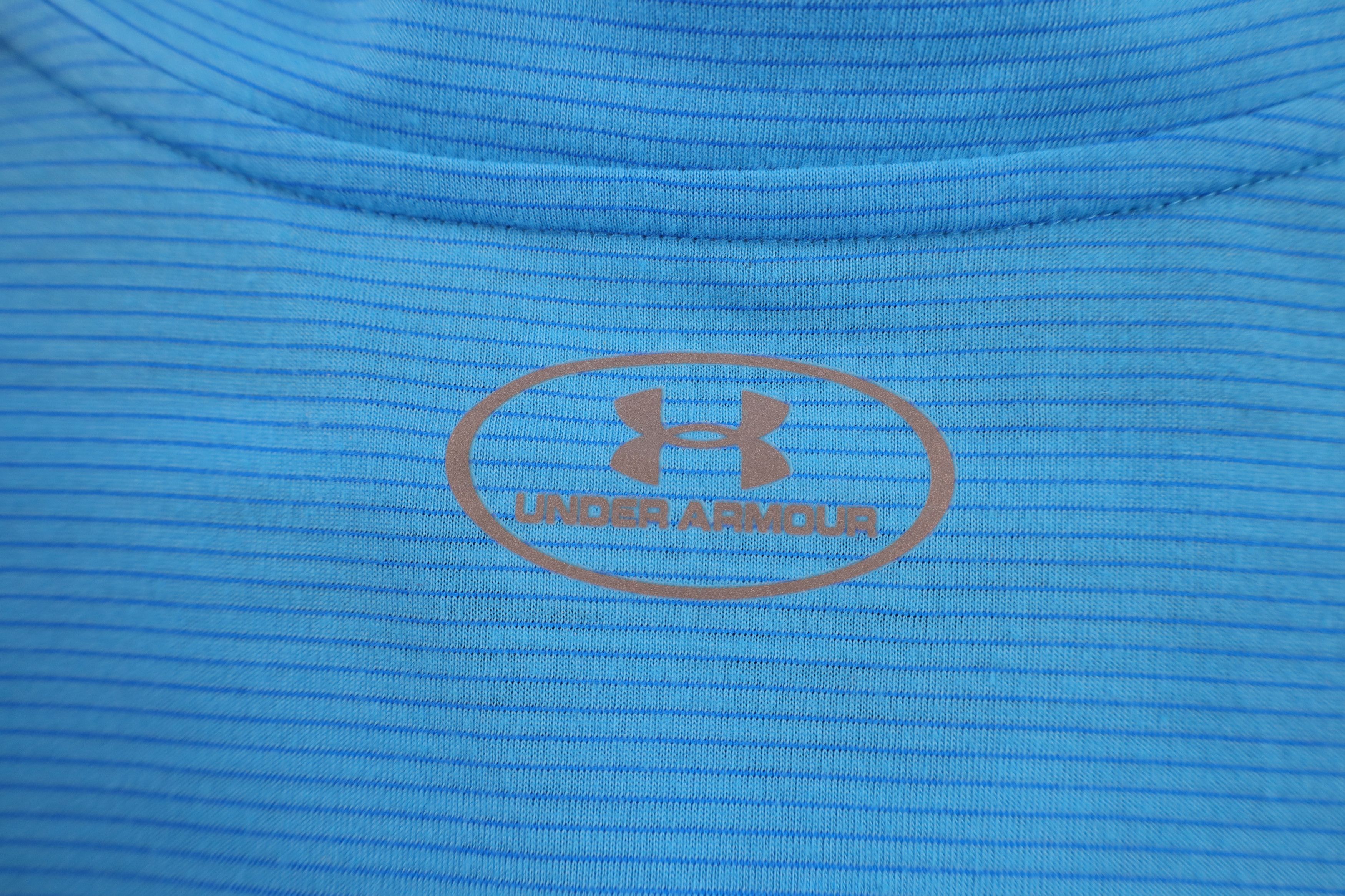 Under Armour New Under Armour Striped Running Pullover Jacket Top Blue Size US XL / EU 56 / 4 - 12 Thumbnail