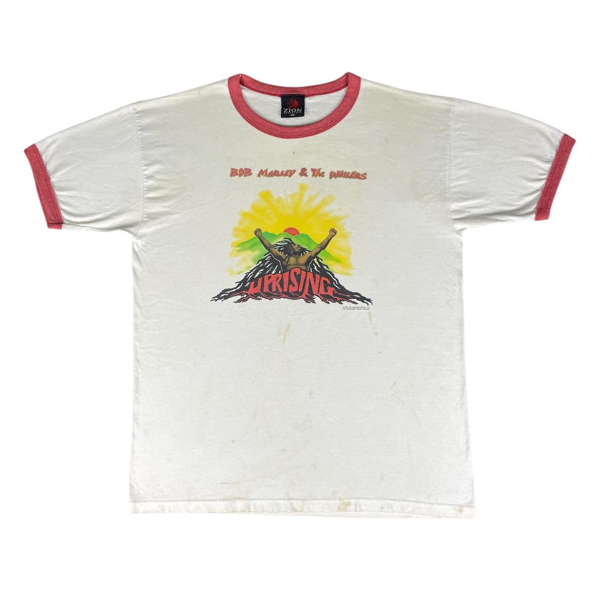 Bob Marley × Vintage Vintage Bob Marley & The Wailers 2001 t shirt Size US XL / EU 56 / 4 - 2 Thumbnail