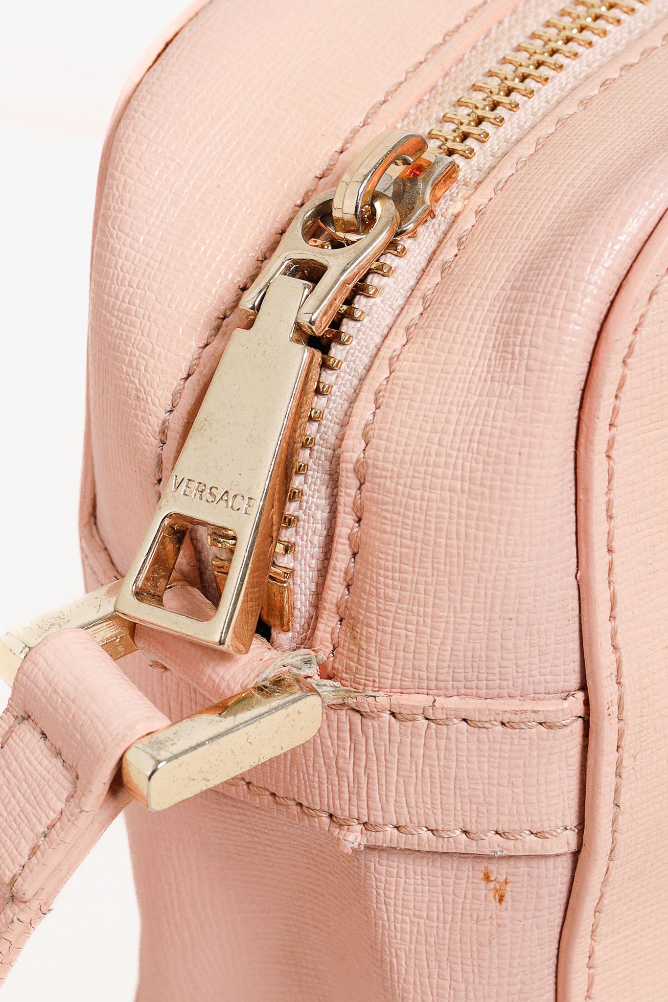 Versace Versace Palazzo Medusa Pink Leather Crossbody Camera Bag Size ONE SIZE - 10 Thumbnail