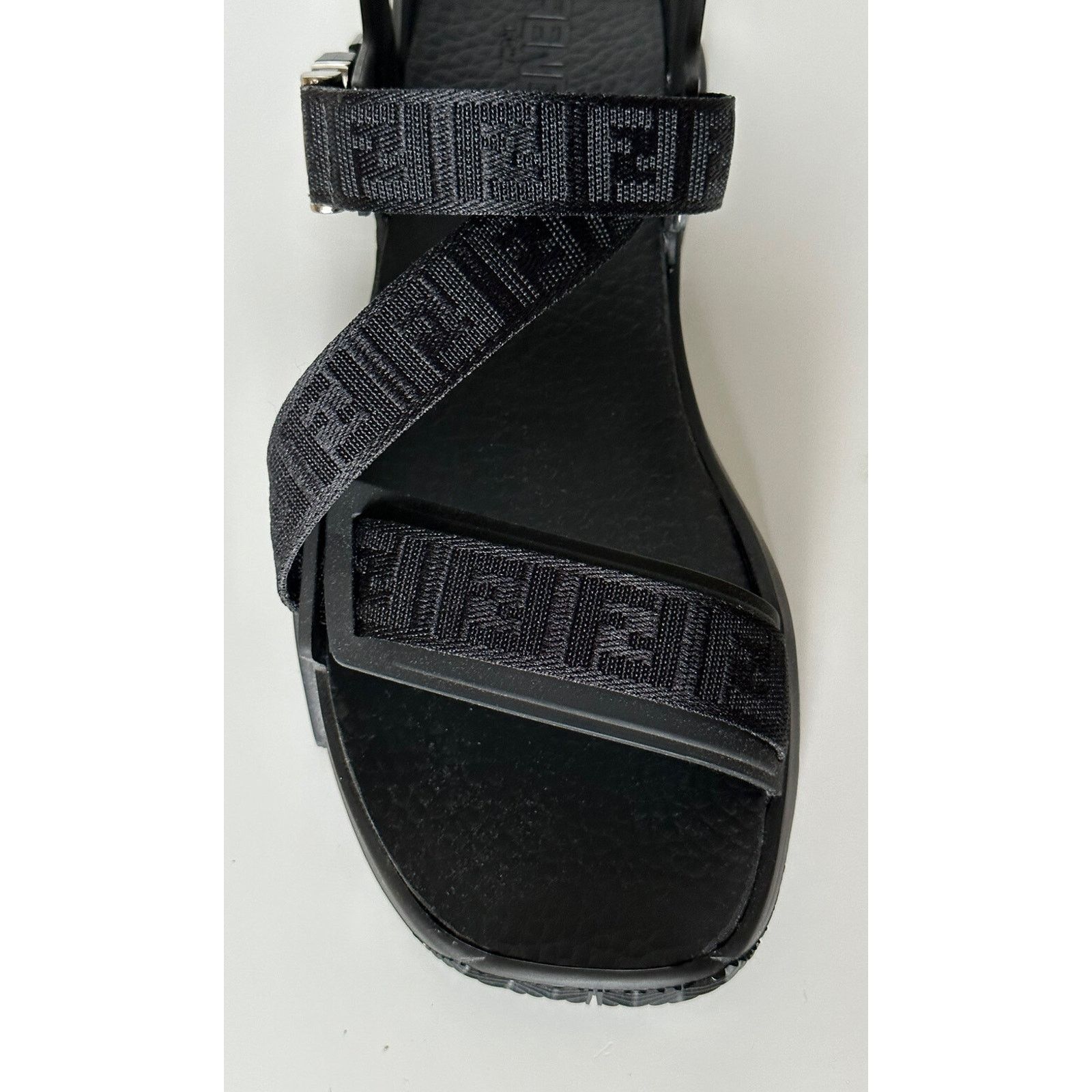 Fendi Fendi Men's FF Strapped Black Sandals 12 US/ 11 UK 7X1503 Size US 11 / EU 44 - 5 Thumbnail