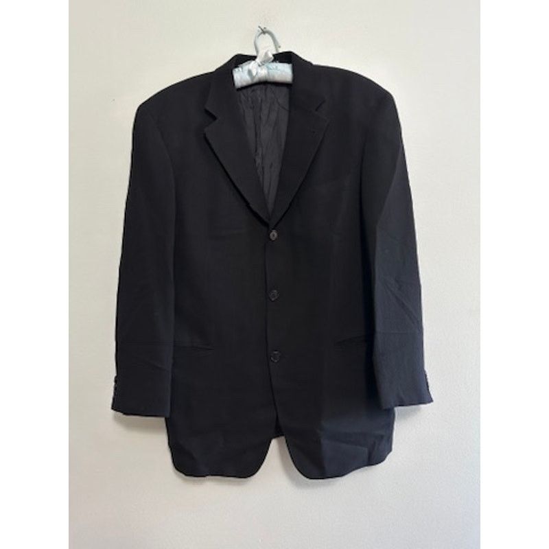 Hugo Boss Hugo Boss black wool three button blazer size 40R Size 40R - 2 Thumbnail