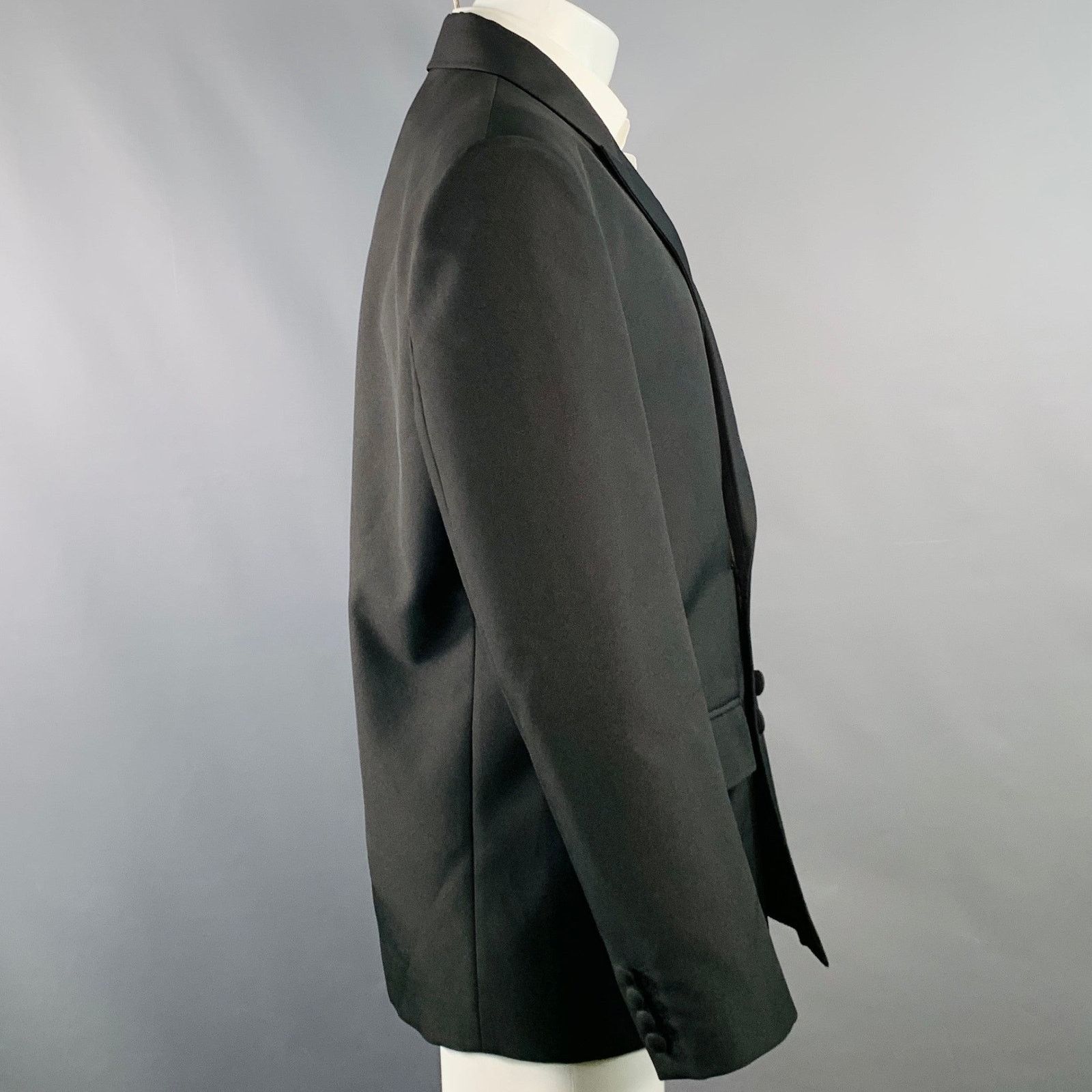 Valentino VALENTINO Size 38 Double Breasted Peak Lapel Sport Coat Size 38R - 3 Thumbnail